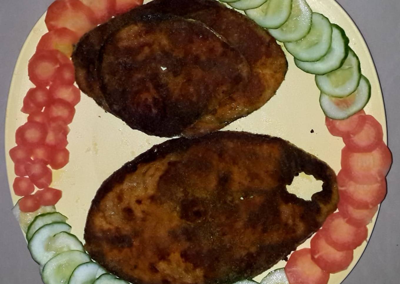 Kingfish fried fish