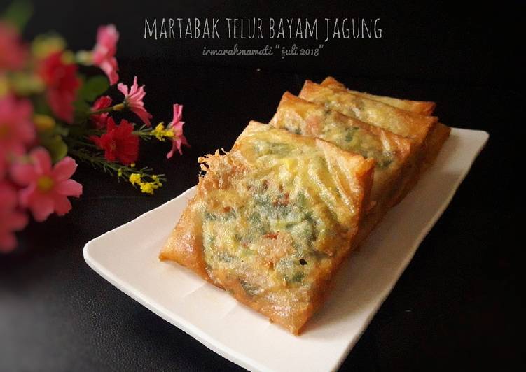 Martabak Telur Bayam Jagung