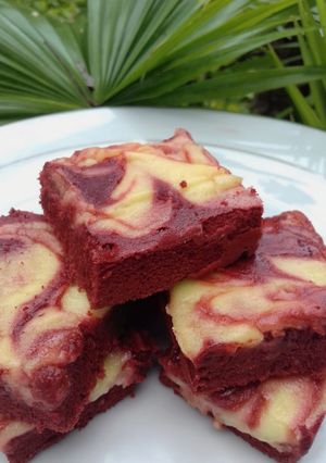 Foto resep Redvelvet cheesecake