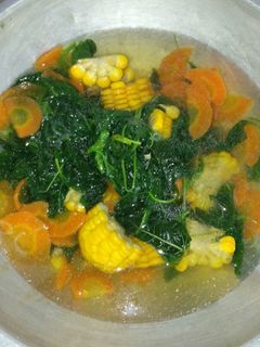 Foto resep Sop bayam bening