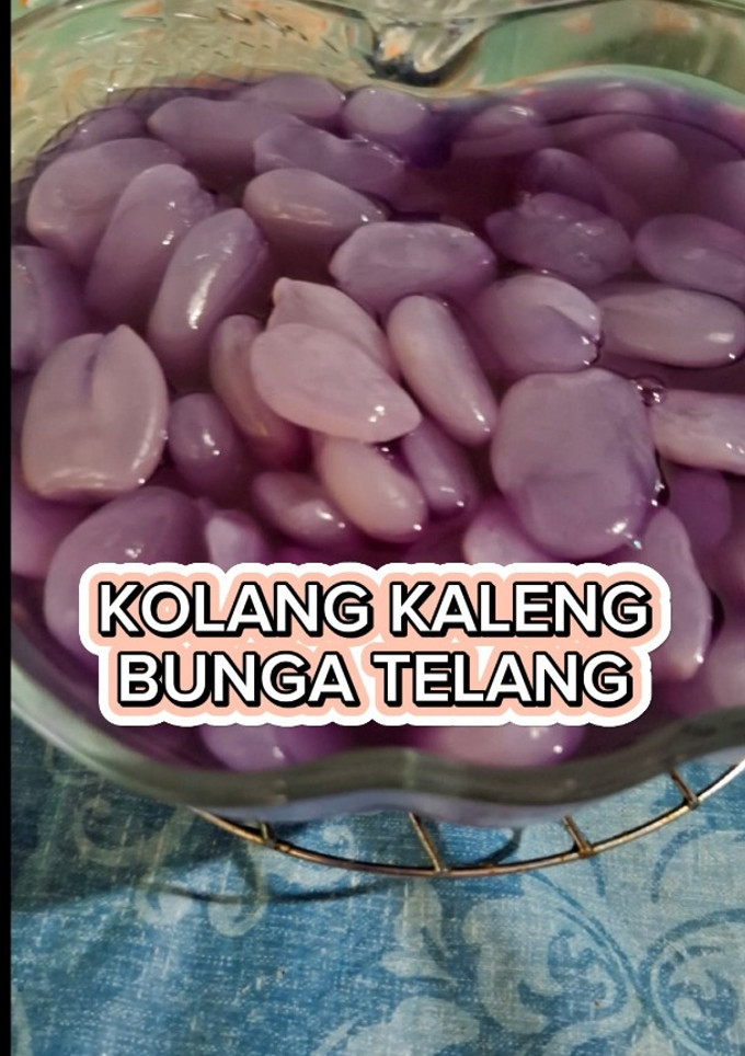 Foto resep Kolang-kaling thanos (kolang-kaling buterfly pea)