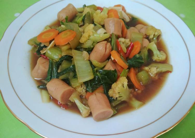 Tumis Campur Saus Tiram