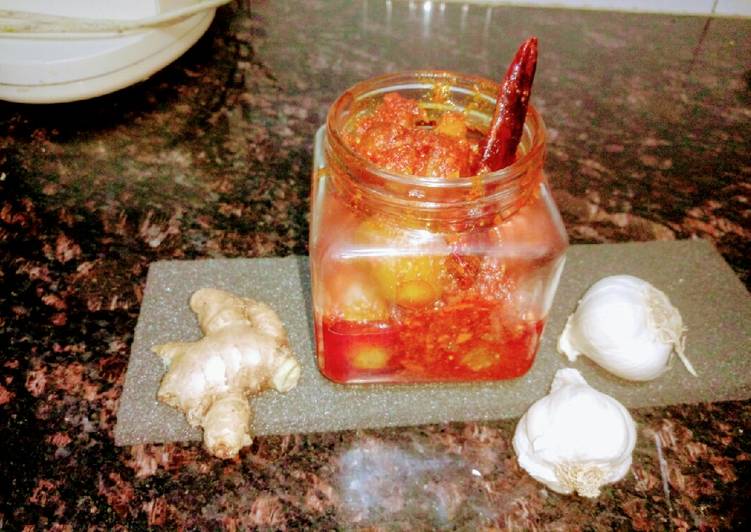 Recipe of Favorite Gooseberry ginger garlic pickle