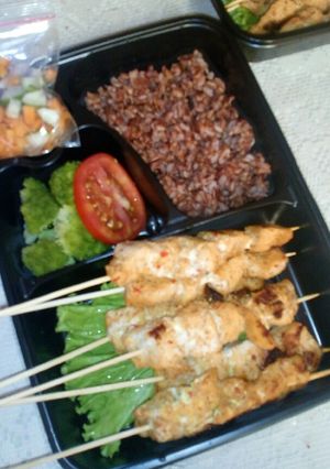 Foto resep Sate dada ayam bumbu bali
