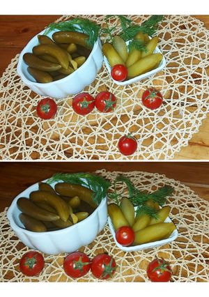 عکسی از دستور خیار‌شور خانگی
