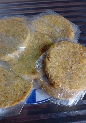 Una foto de Arepas de plátano con chía y avena