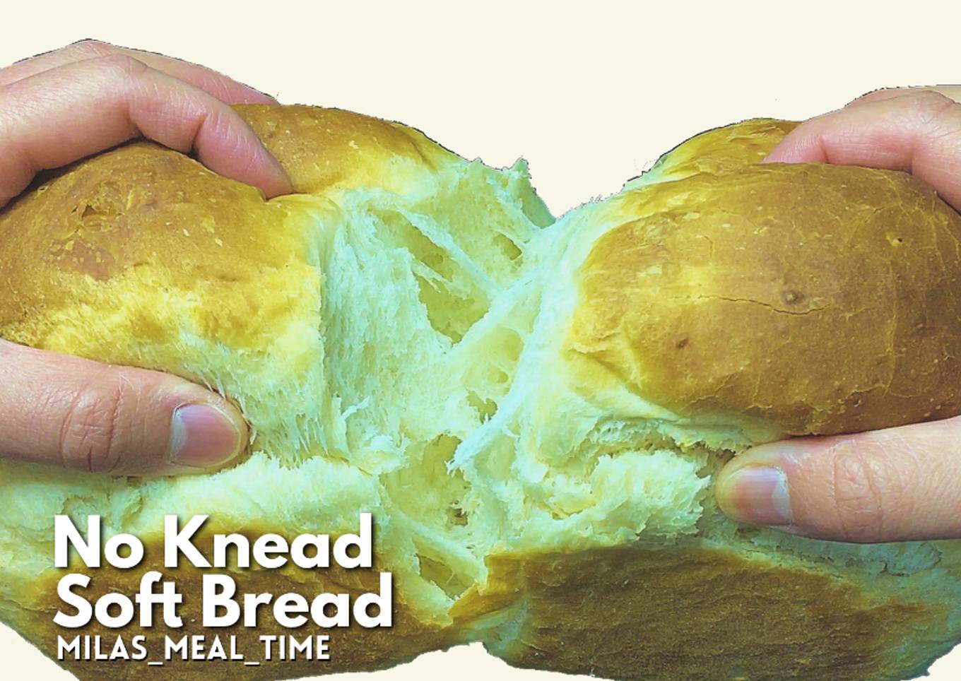 No Knead Soft Milk Bread (TongZhong) / Japanese style