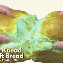 A picture of No Knead Soft Milk Bread (TongZhong) / Japanese style.