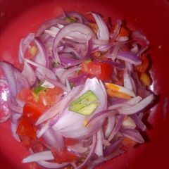 A picture of Kachumar Salad.
