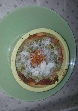 Una foto de Huevos con habitas baby