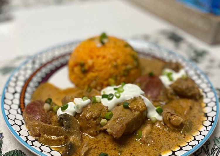 How to Prepare Speedy Creamy Stewed Chicken