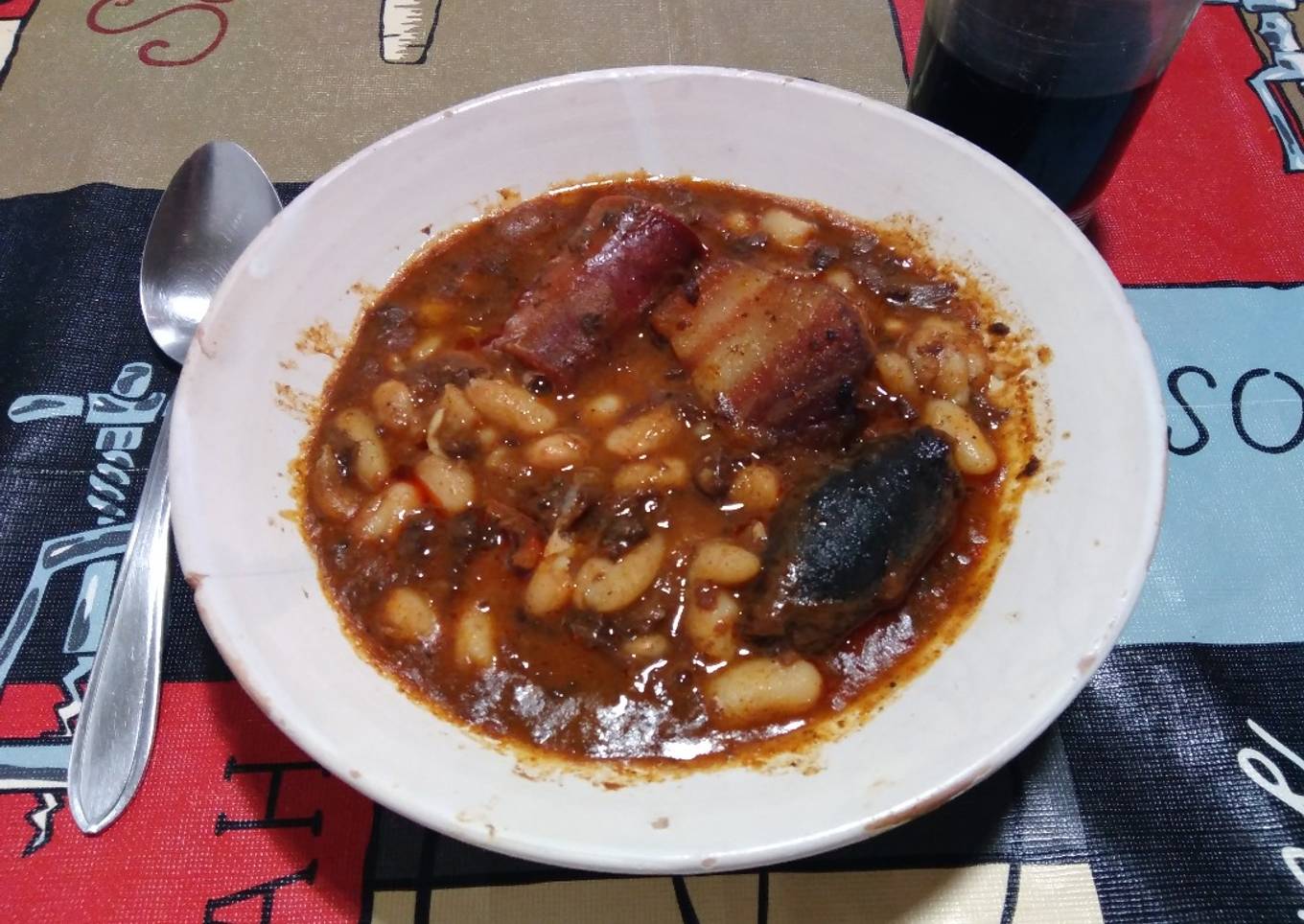 Fabada express estilo asturiano