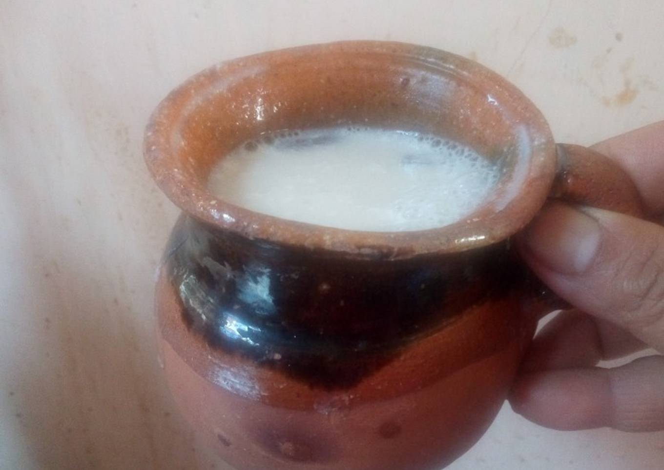 Atole de maíz con guayaba