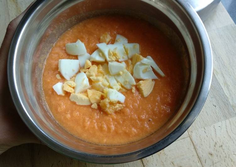 Salmorejo a mi modo sin pan