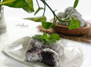 Foto resep Mochi Ketan Hitam Isi Oreo