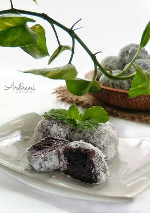Foto resep Mochi Ketan Hitam Isi Oreo