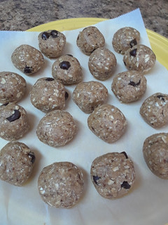 A picture of Cookie Dough Energy Bites.