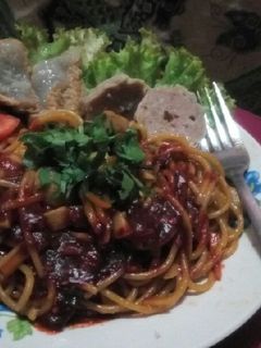 Foto resep Spaghetti sayur Bakso Tahu