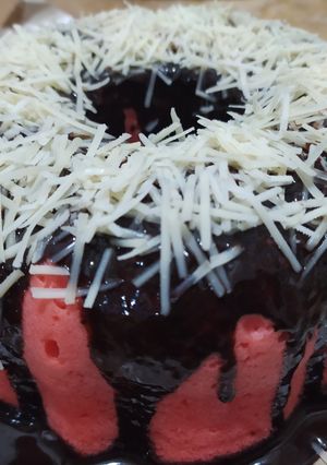Foto resep Bolu kukus pop ice strawberry