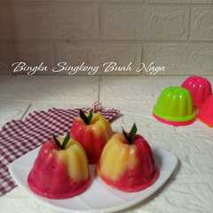 Bingka Singkong Buah Naga-レシピのメイン写真