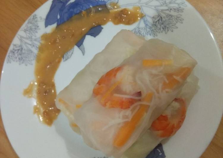 Resep Vietnamese summer roll, Enak Banget