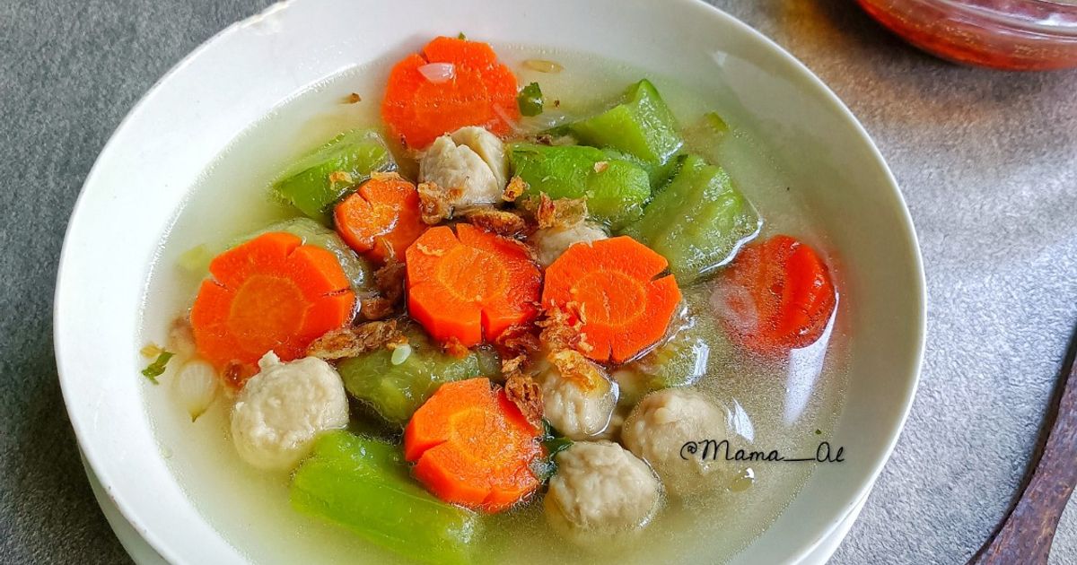 Sop Gambas Wortel Bakso