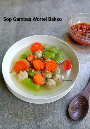 Foto resep Sop Gambas Wortel Bakso
