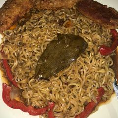 A picture of Spicy noodles 🌶.