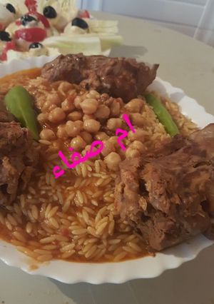 صورة لوصفة تليتلي برقبة الديك رومي