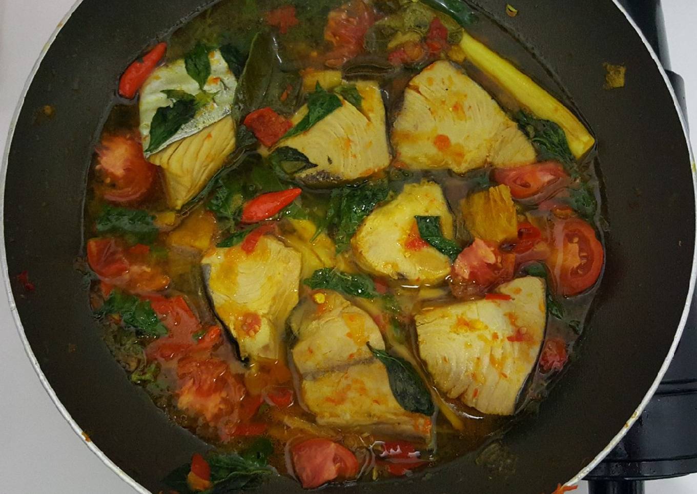 Ikan Tuna kuah rica