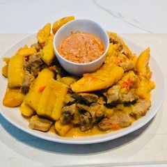 A picture of Green bananas recipe (matoke).