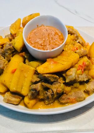 A picture of Green bananas recipe (matoke).