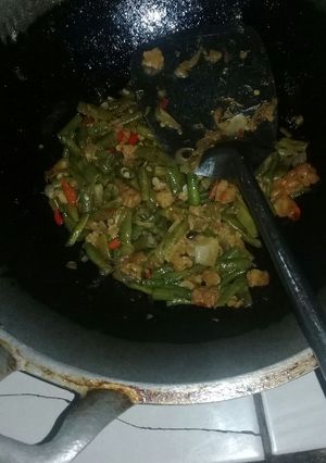 Foto resep Oseng kacang kol tempe