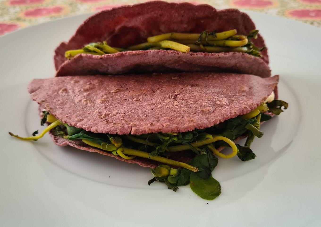 Quesadillas con verdolagas