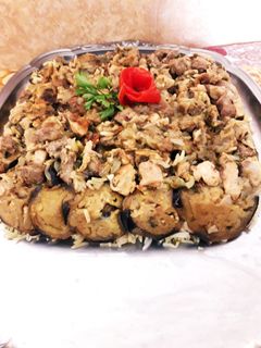 صورة لوصفة مقلوبة الباذنجان