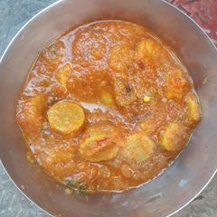 A picture of Gaate ki sbji.