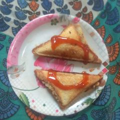 A picture of Malai toast.