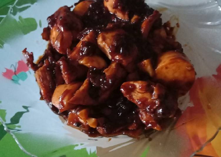 Ayam Fillet masak Lada Hitam (no minyak2 club)