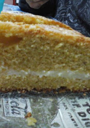 Una foto de Torta de limón de Polenta SIN GLUTEN apto celíacos