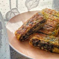 A picture of Jelly Mushrooms Tamagoyaki.