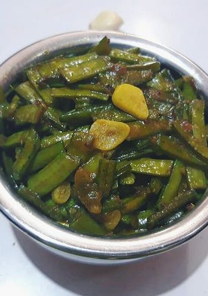 A picture of Cluster bean sabji.