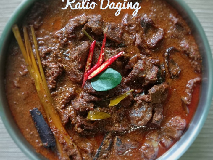 Resep 129. Kalio Daging (Rendang ala Jawa) Anti Gagal