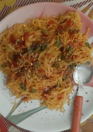 A picture of Homemade seviyan.
