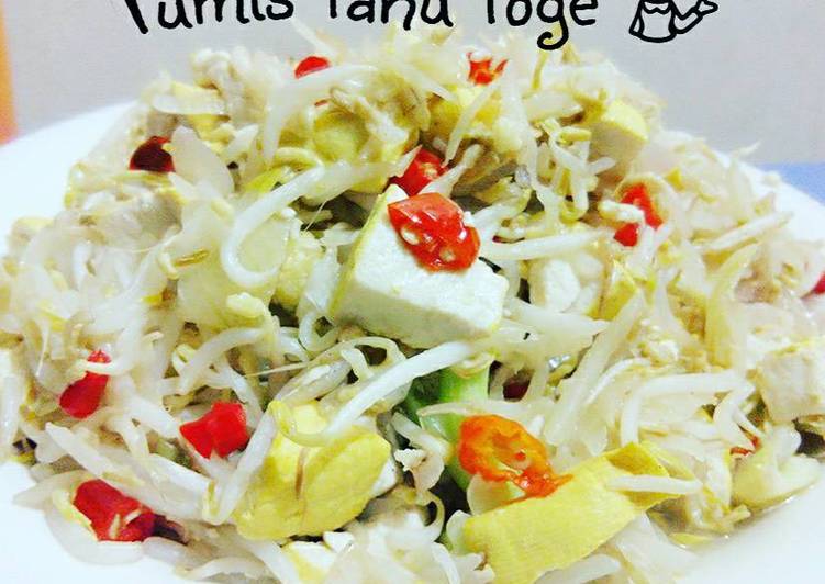 Resep Sayur Tumis Tahu Toge oleh Rey - Cookpad