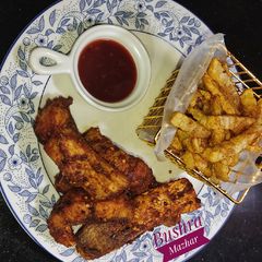 A picture of Lahori Fried Fish 🐠🐠.