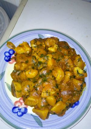 A picture of Porridge yam.