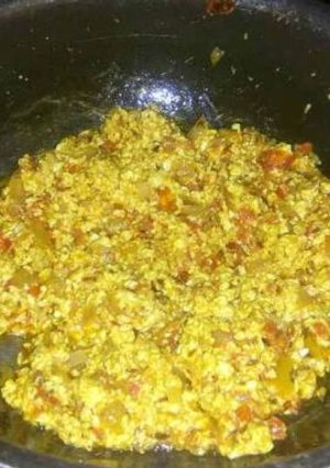A picture of Paneer Aloo Bhurji.