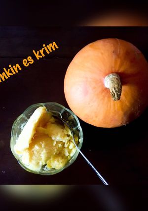 Foto resep Pumkin es krim