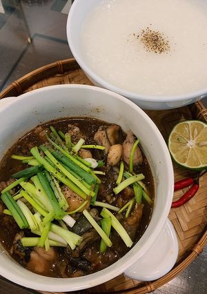 Hình của món Cháo ếch Singapore.