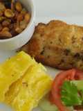 Filete de pescado empanizado a lo Carmelita